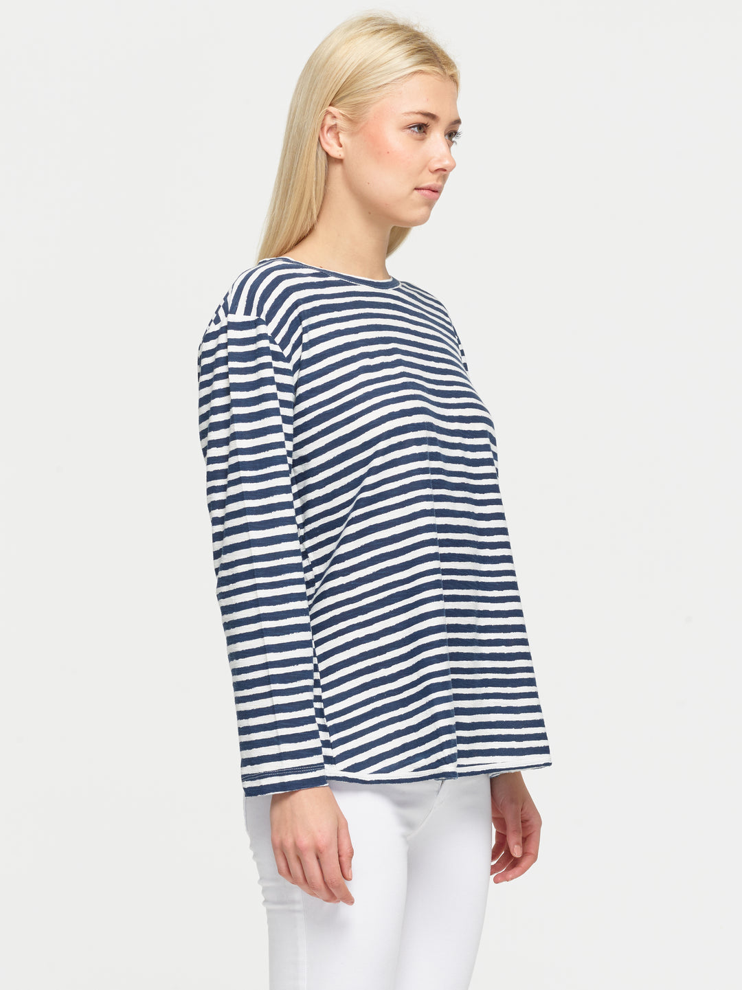 Navy Stripe Long Sleeve T-Shirt