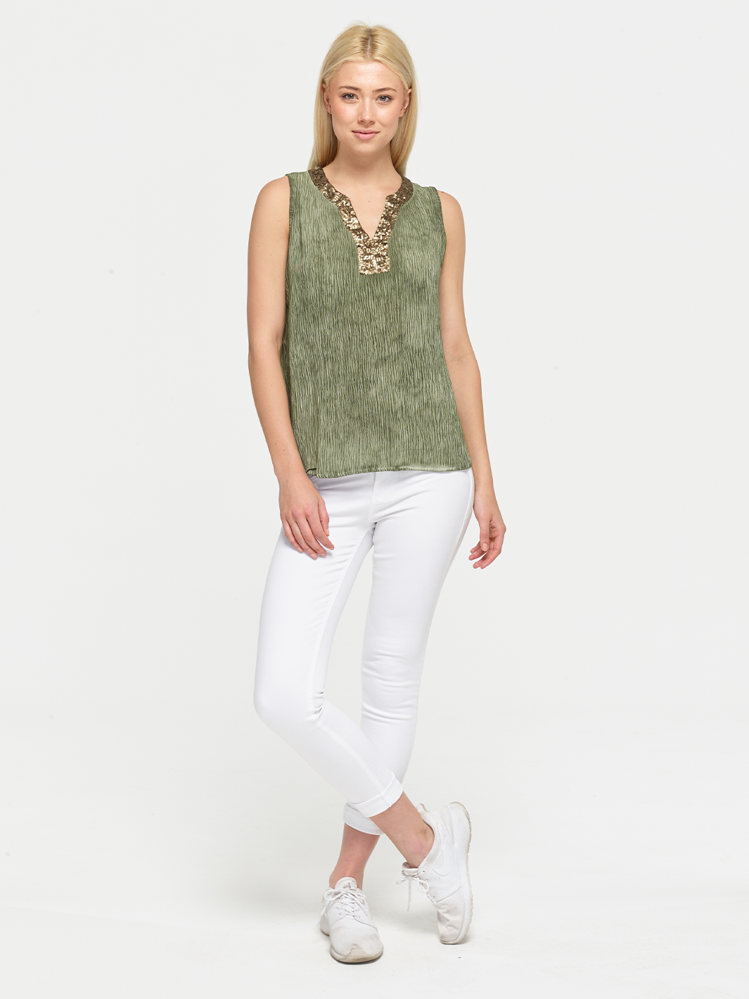 Georgie Evergreen Top