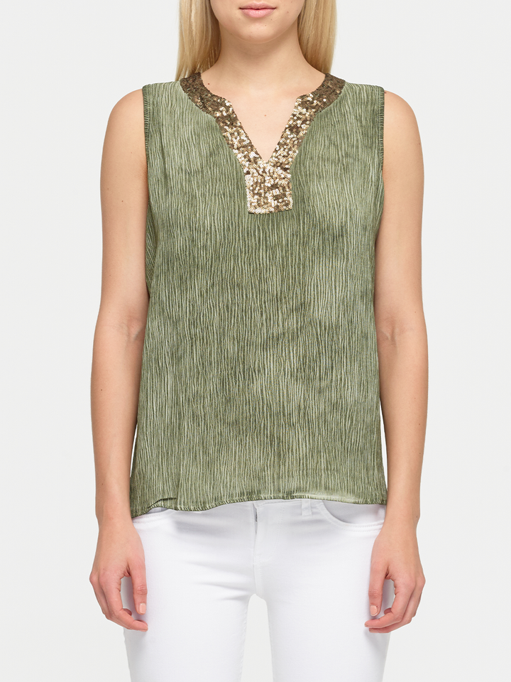 Georgie Evergreen Top