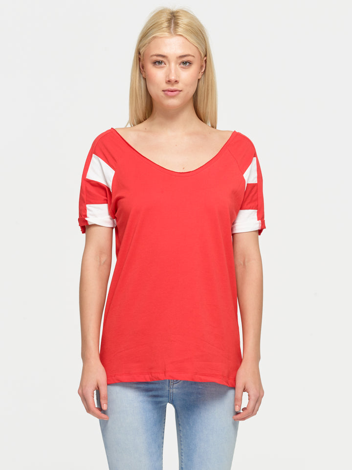 Stripe Sleeve T-Shirt