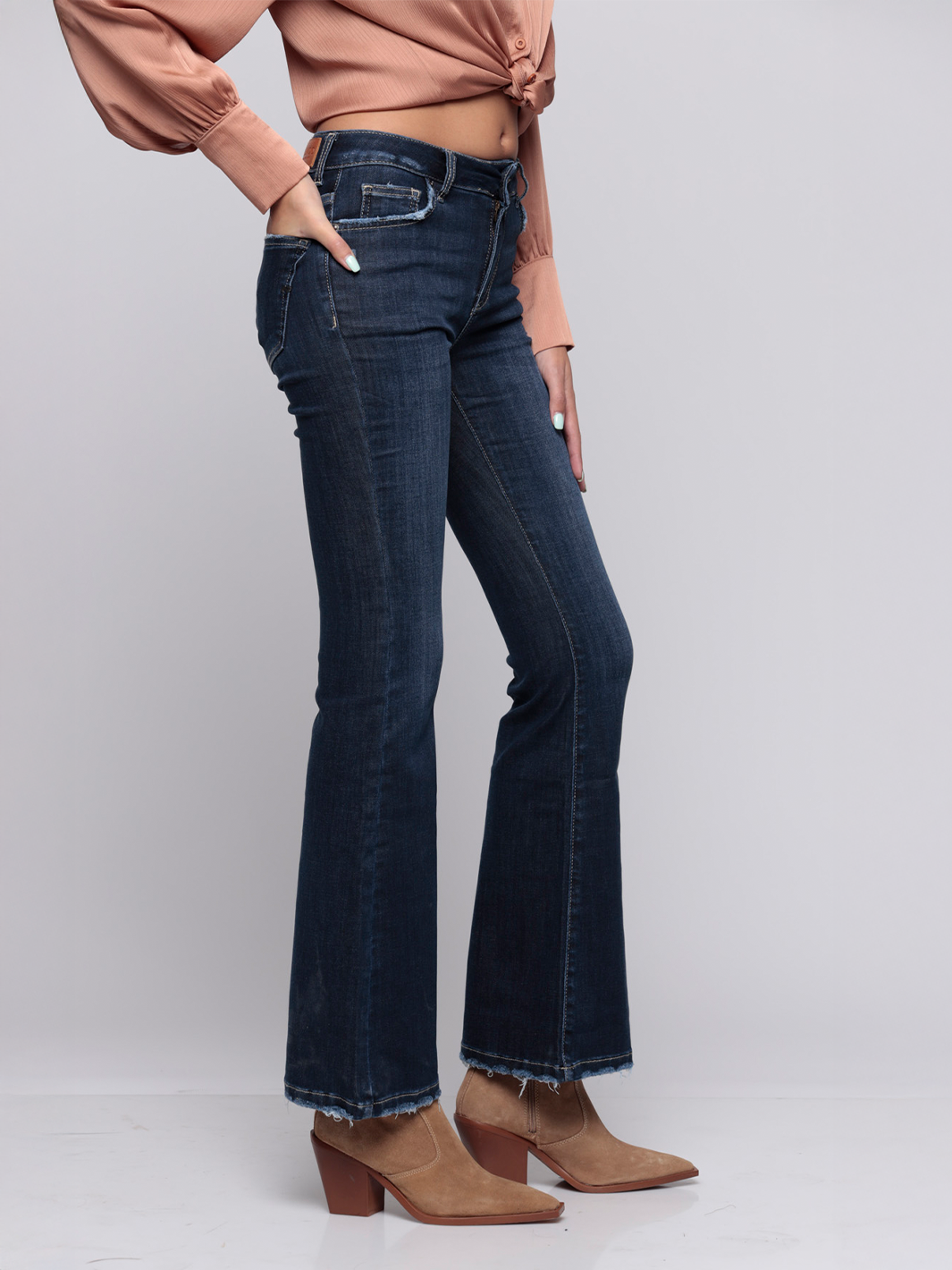 Armani Dark Blue Flare Jean