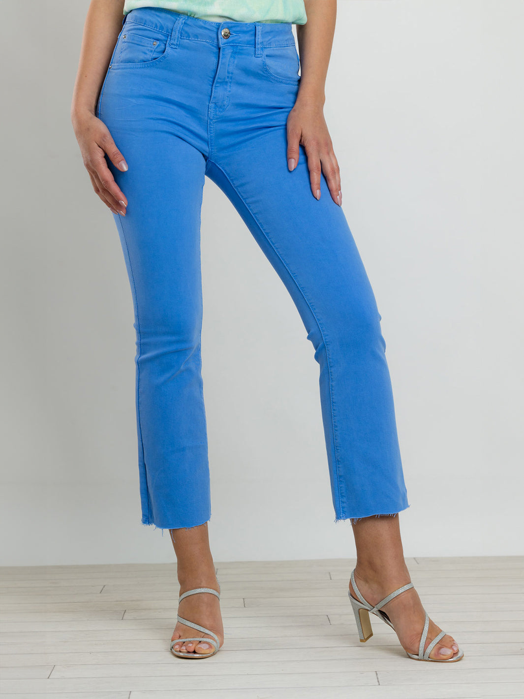 Camila Tranquil Blue Cropped Jean