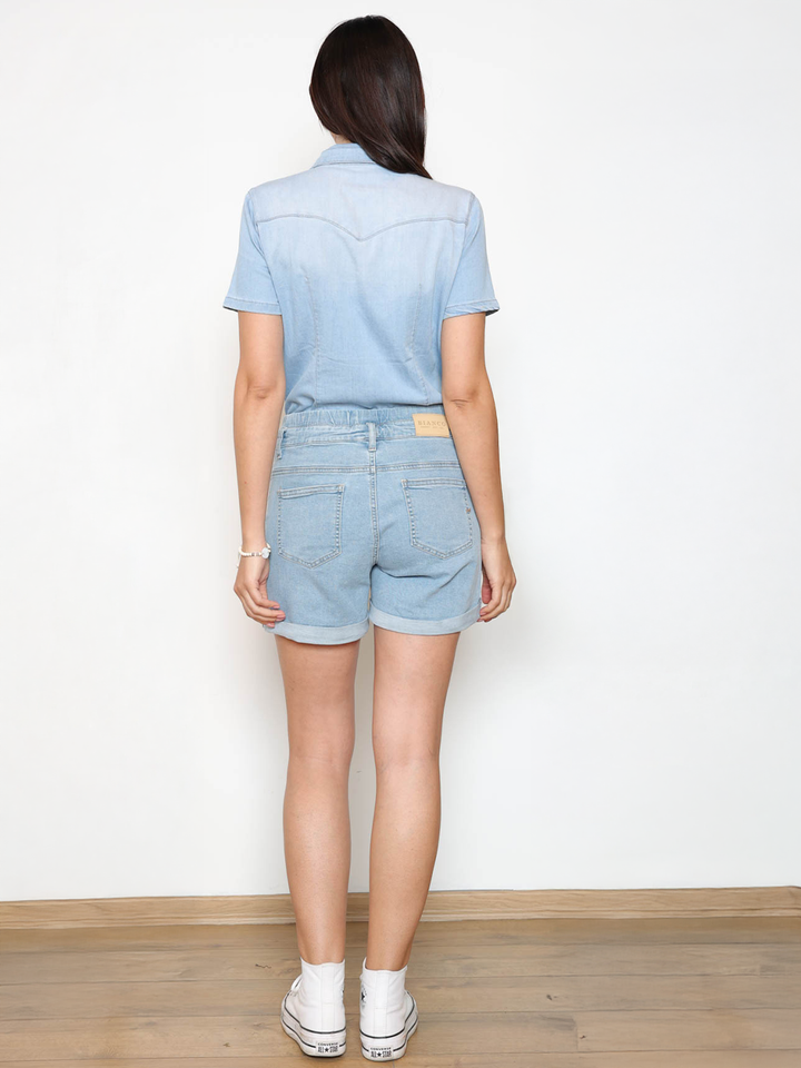 Carla Light Blue Denim Short