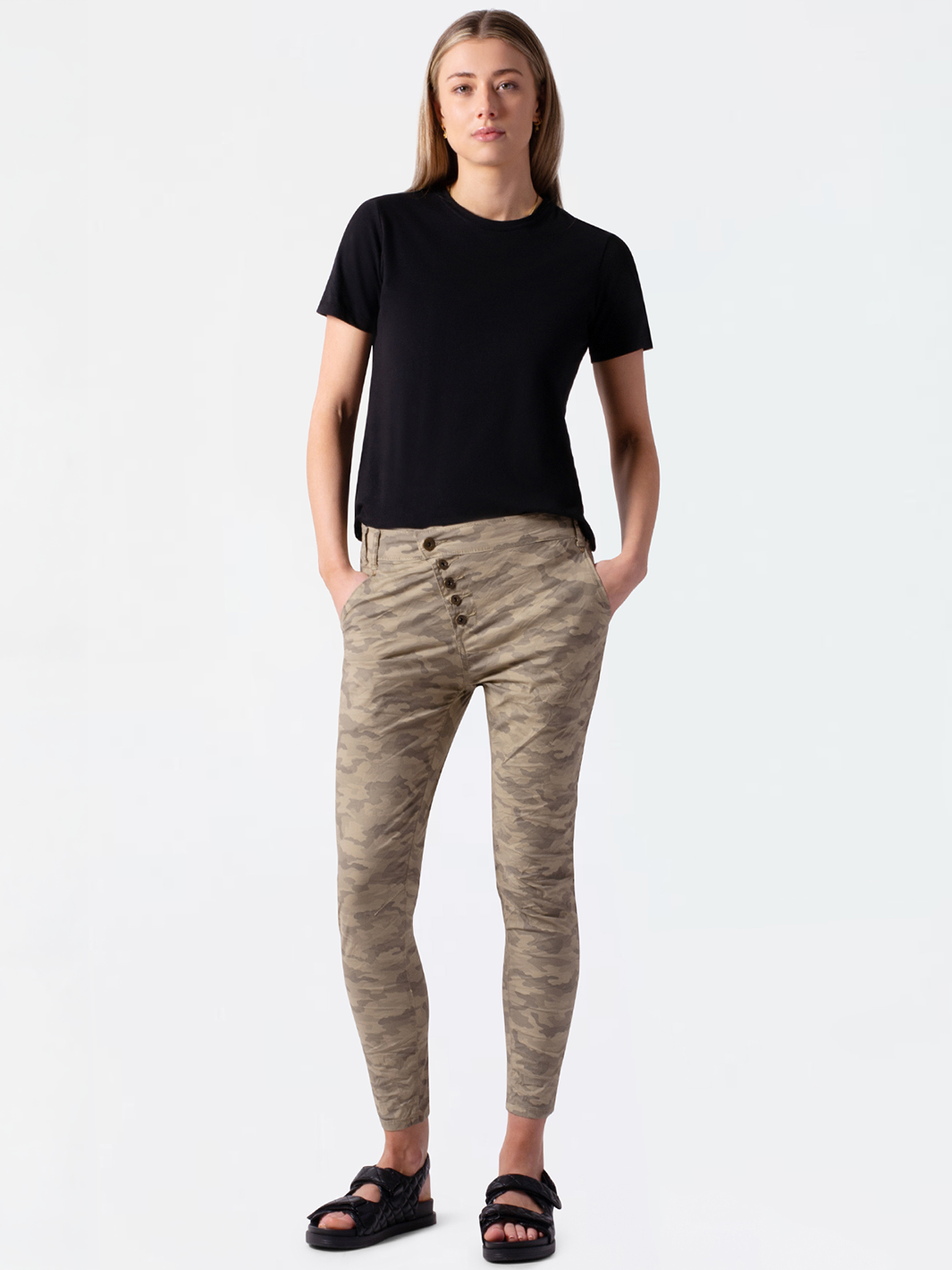 Devo Khaki Boyfriend Pant