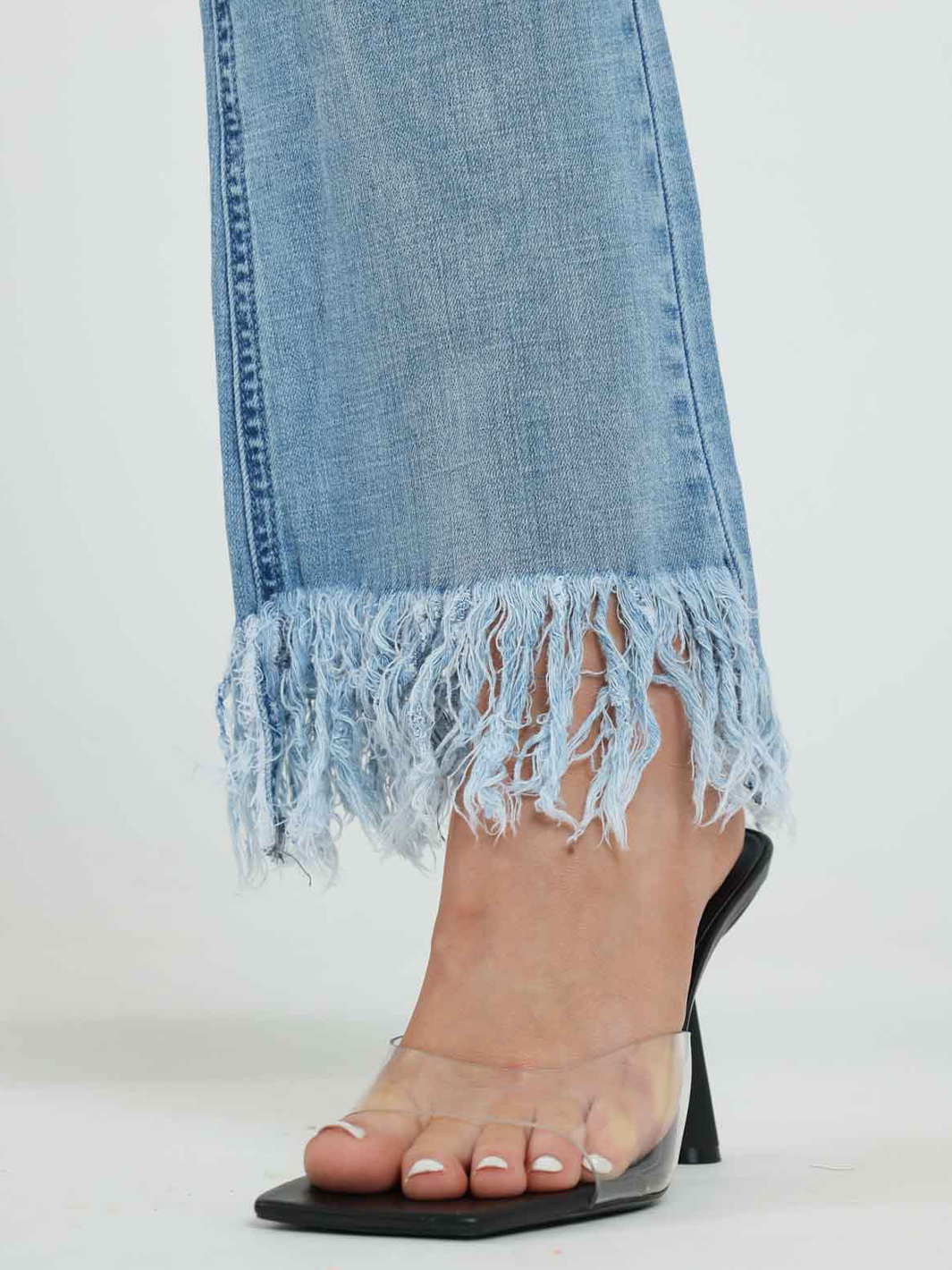 Elena Flared Jeans with Hem Detail