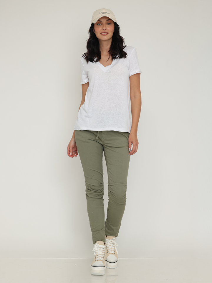 Lexi Olive Boyfriend Pant