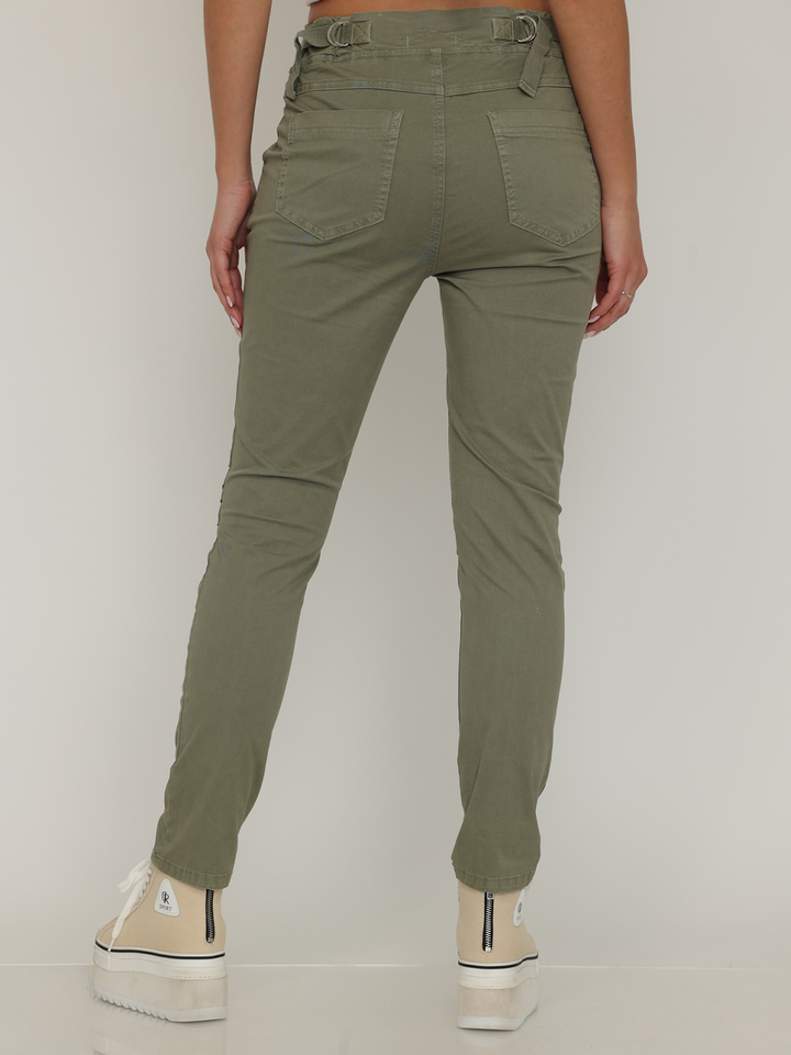 Lexi Olive Boyfriend Pant