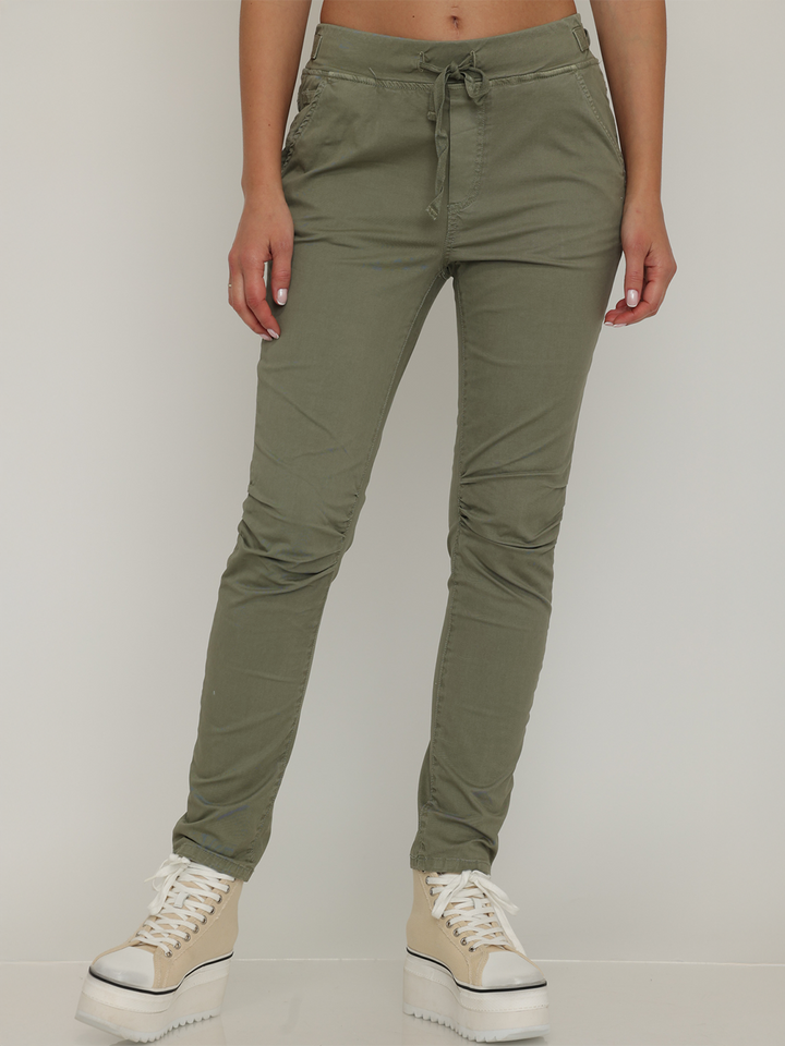 Lexi Olive Boyfriend Pant