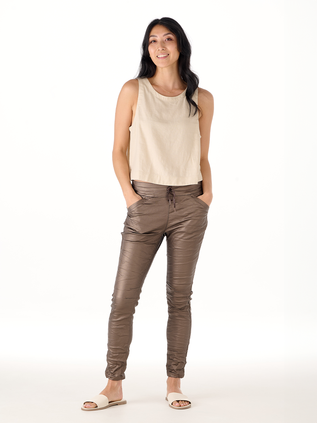 Silverbell Bronze Jogger  Pant