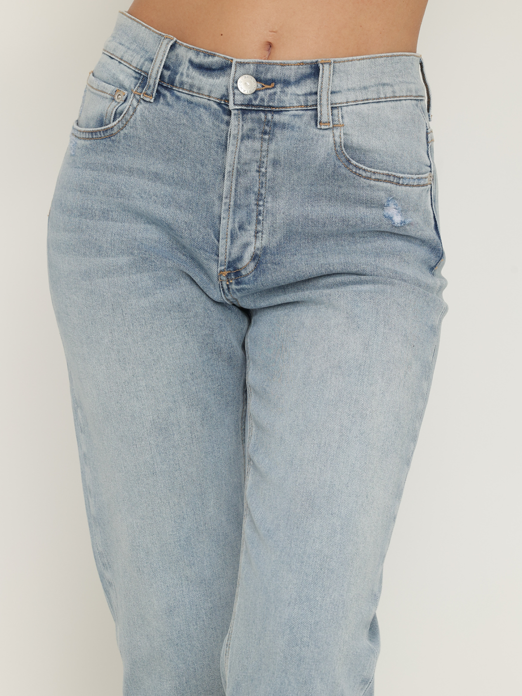 Soul Light Blue Cropped Jean