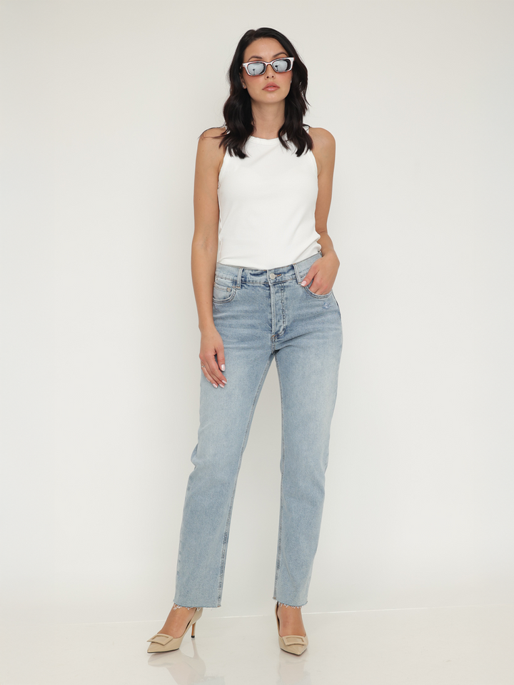 Soul Light Blue Cropped Jean