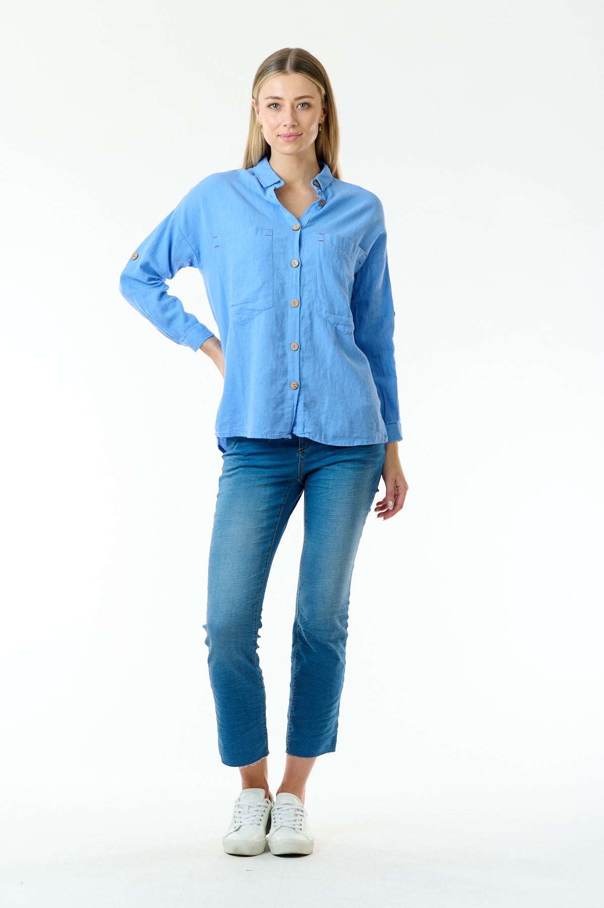 Sky Blue Kate Shirt – Bianco Jeans