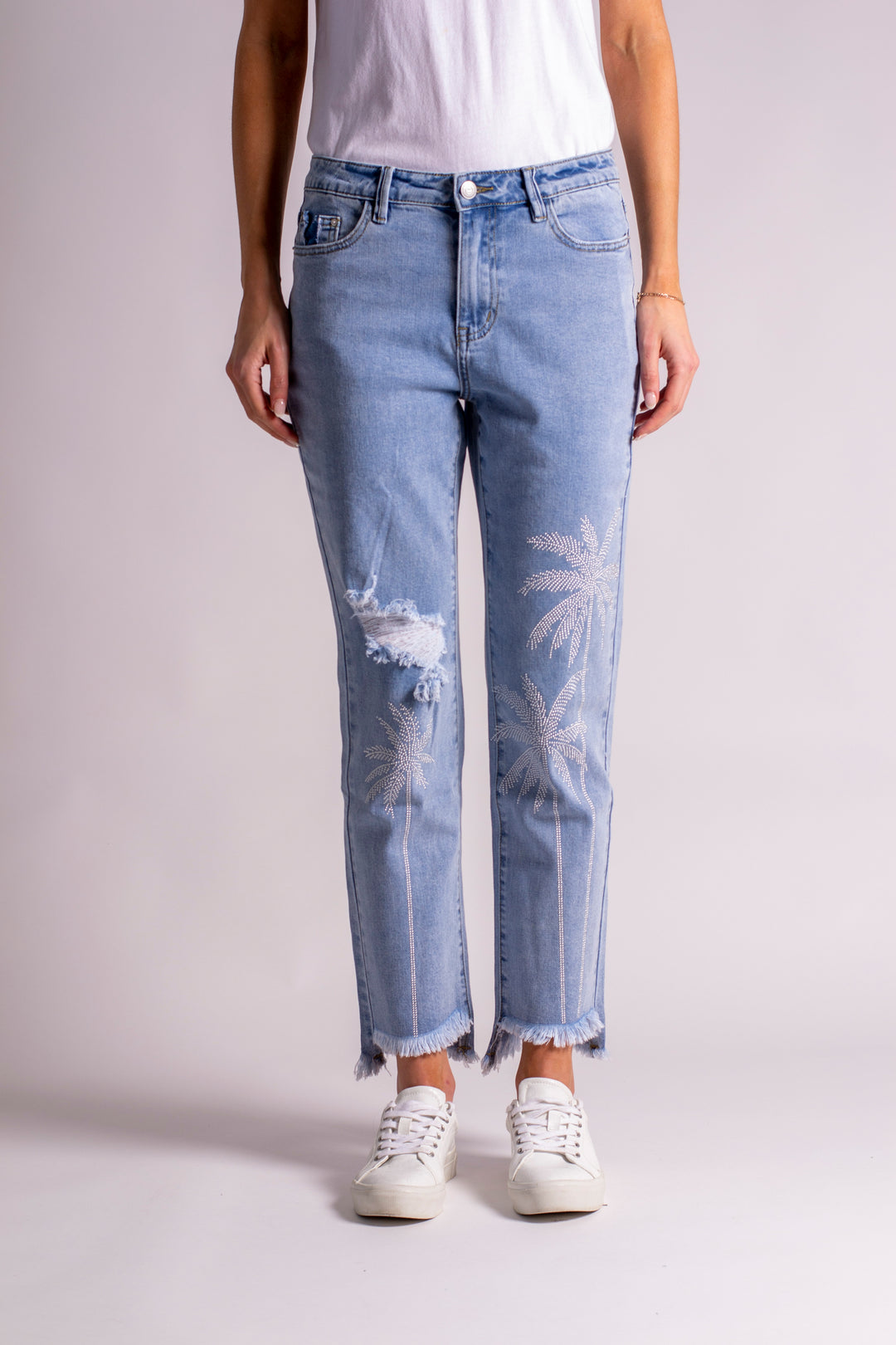 Jolly Palm Trees Jeans